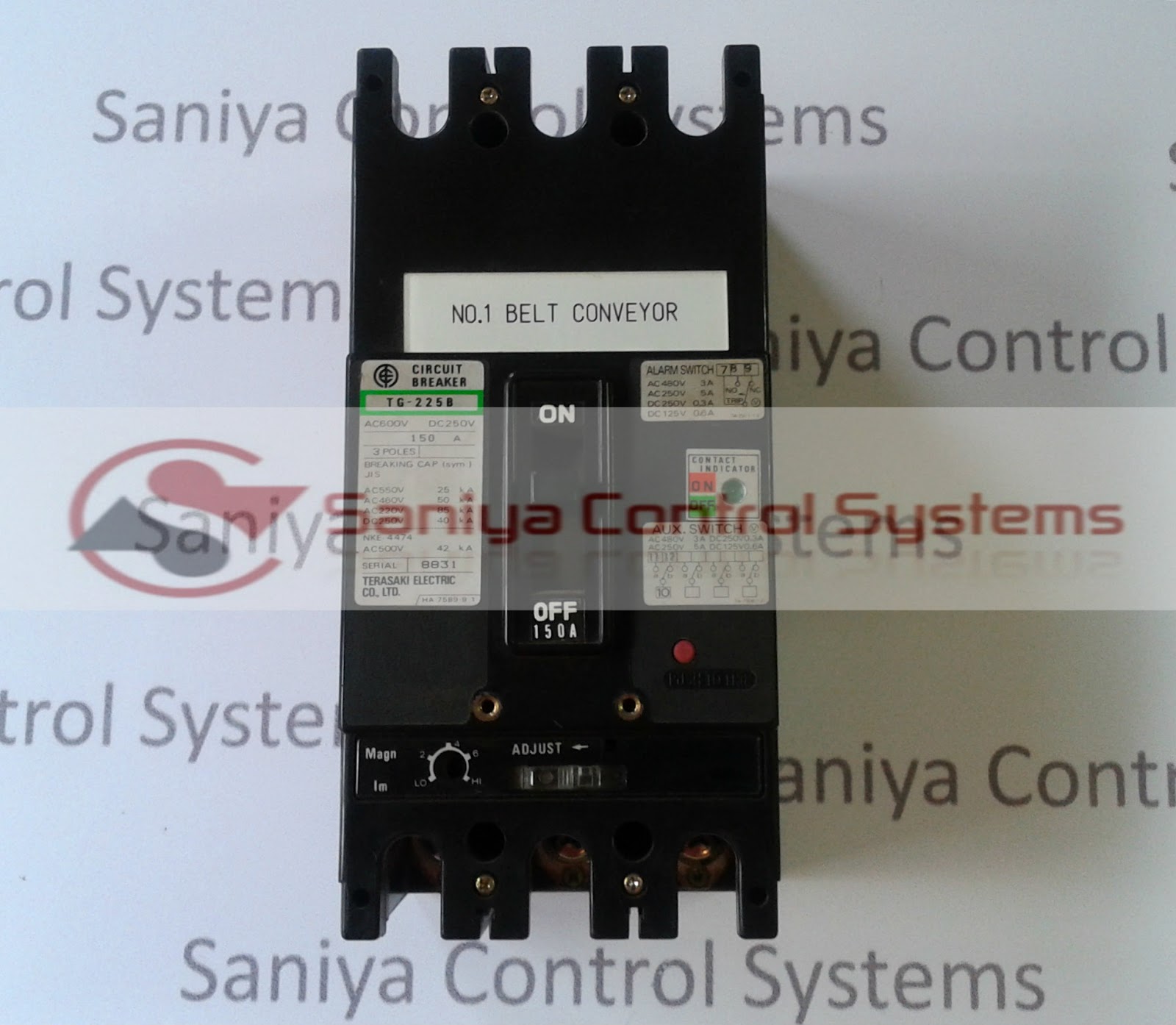 Saniya control systems Buy Terasaki Circuit Breakers TG225B