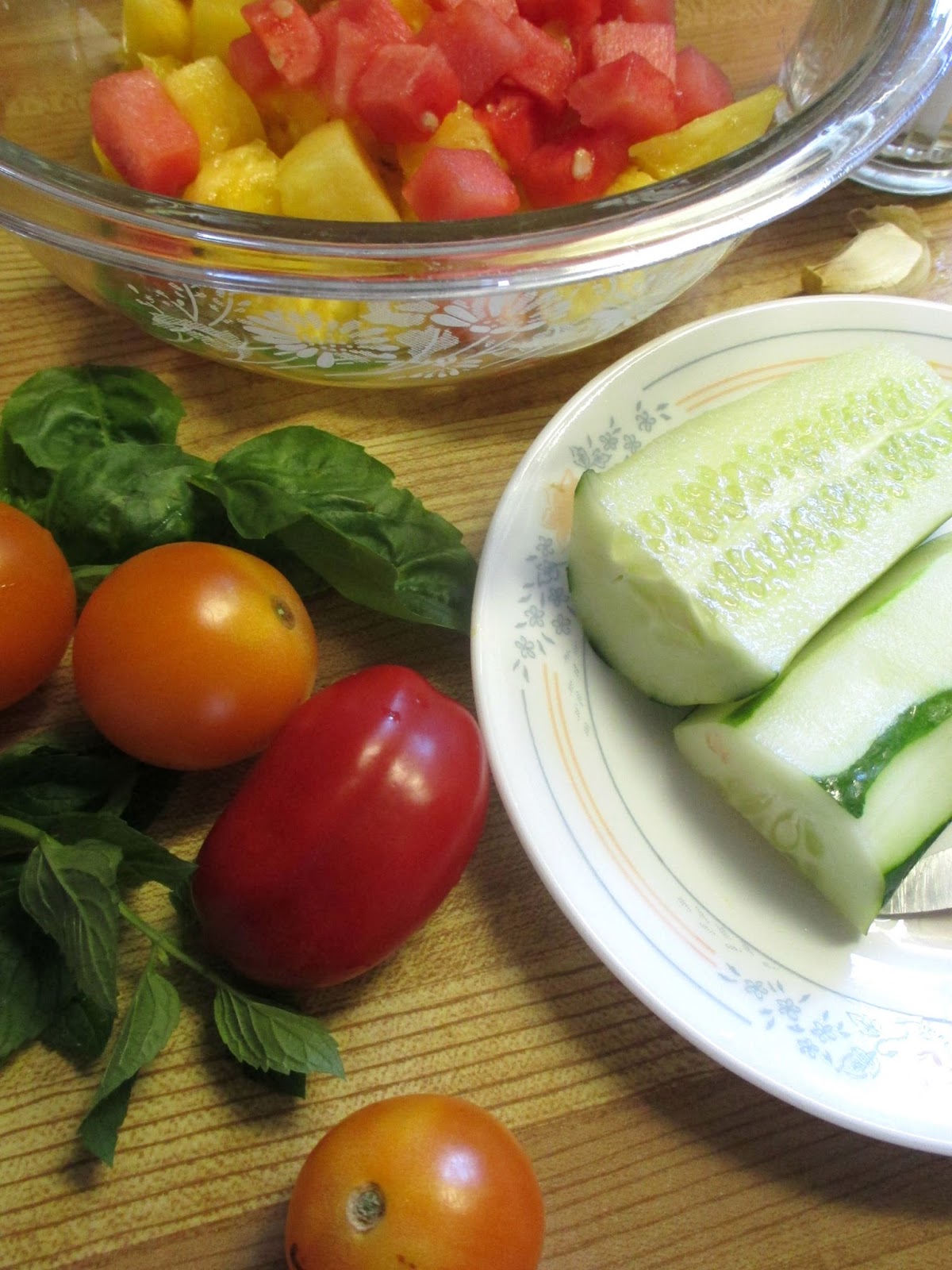 Just my Stuff Pineapple Tomato Salsa