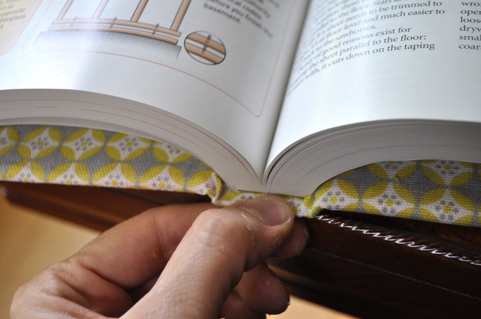 iLoveToCreate Blog Fabric Covered Books