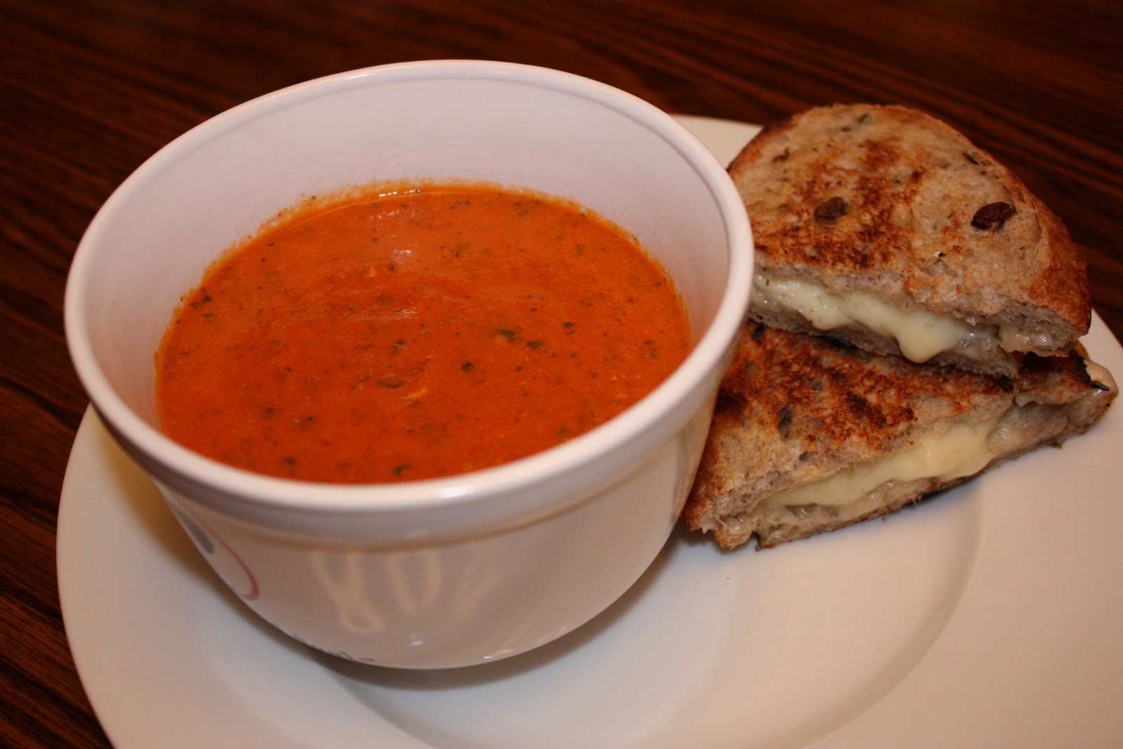 Amanda k. by the Bay Tomato & Basil Soup, courtesy of Spoon Fork Bacon