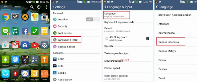 Cara Merubah Bahasa Inggris ke Indonesia Di Android