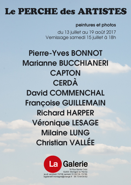 MORTAGNE AU PERCHE : CAPTON INVITÉ À L'EXPO "LE PERCHE DES ARTISTES"