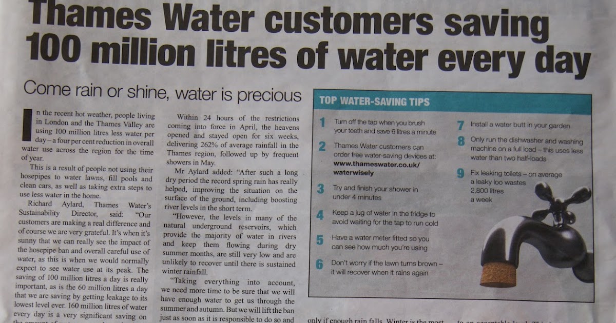 Isobel Ballsdon Hose pipe ban to be lifted too late for Labour Cllr