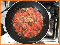 Penne pomodoro e prosciutto crudo