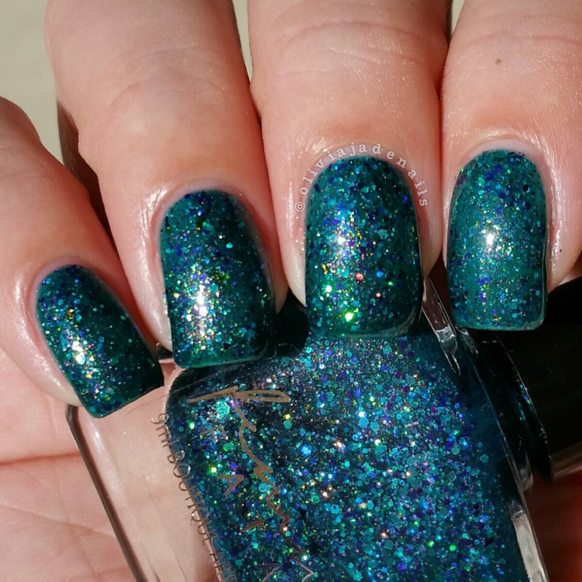 Femme Fatale Cosmetics Eidum swatched by Olivia Jade Nails