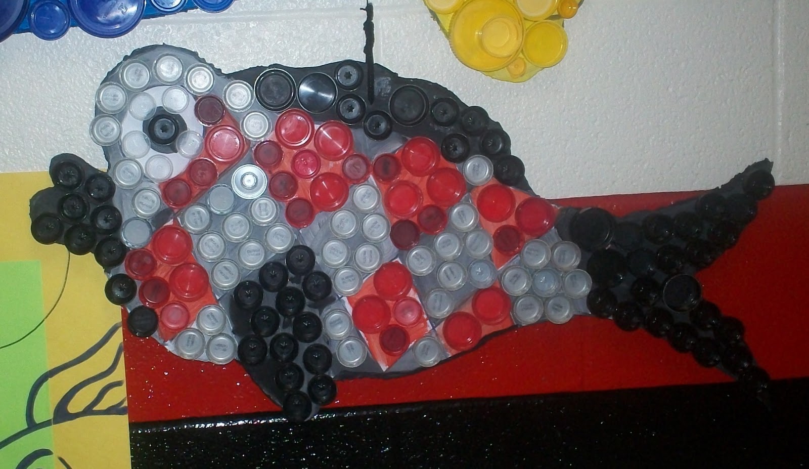 Art With Mr. E Bottle Cap Fish