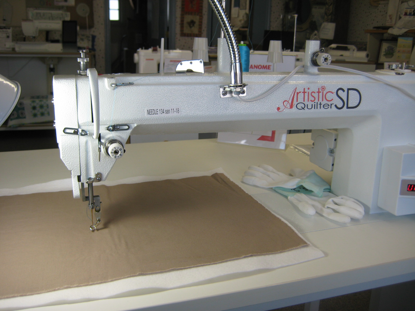 Amy's Free Motion Quilting Adventures Review of the Artistic18SD