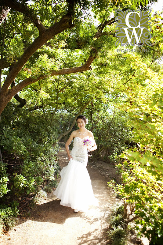 wedding earl burns japanese garden