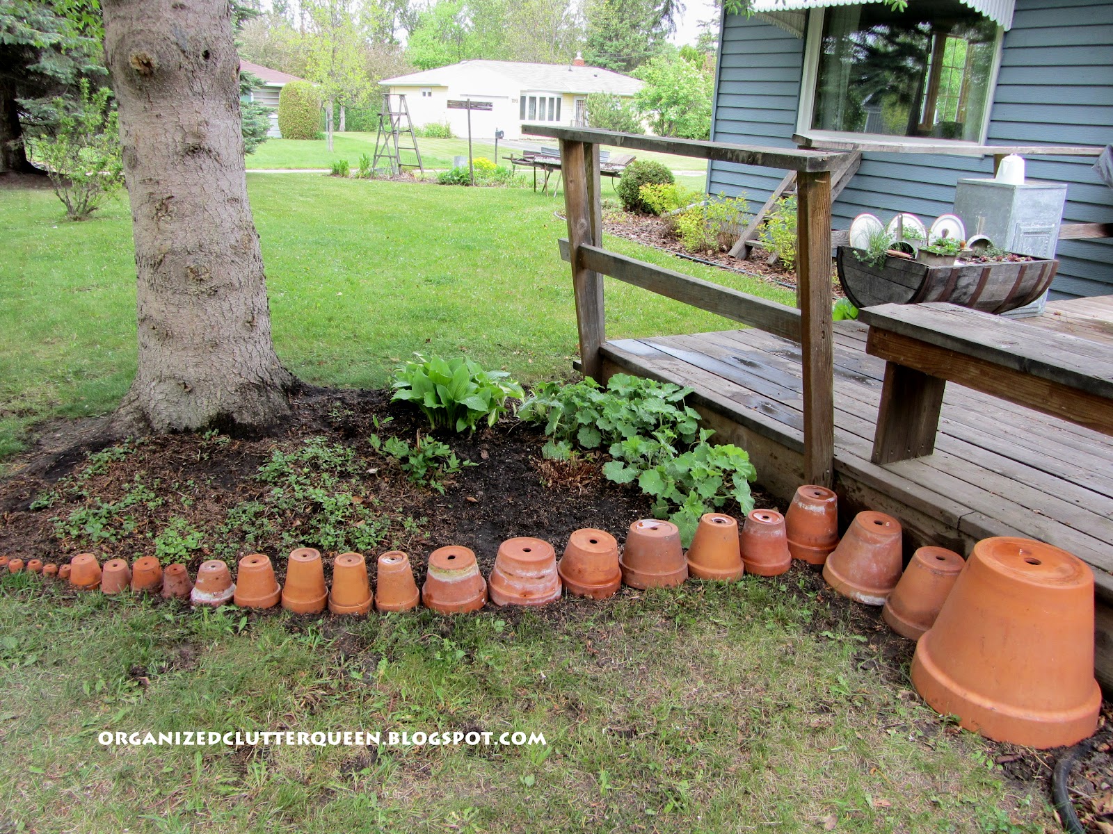 Setting Up My Terra Cotta Pot Edging Organized Clutter