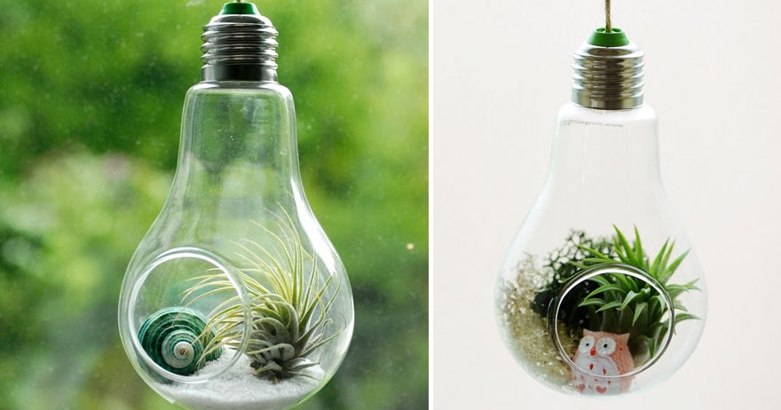Creative DIY Ideas To Reuse Old Bulb 