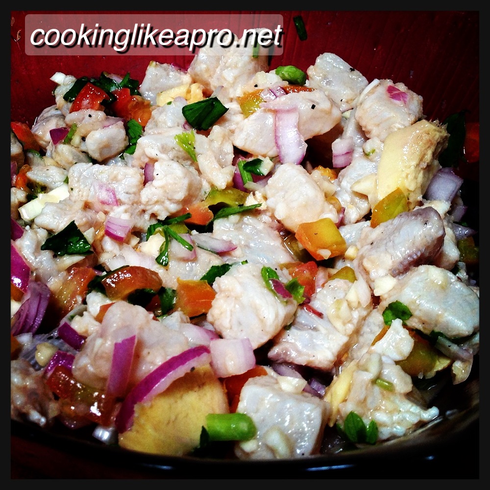 Making Kinilaw na Tanigue (Raw Fish recipe) Quick And Easy Recipes