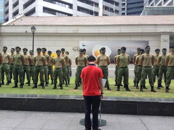 Every Singaporean Son raffles place