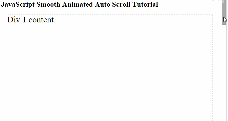 Smooth Scroll Back To Top Javascript With Animation Smooth Scroll Back To Top Javascript With Animation