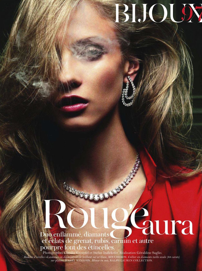 Anna Selezneva for Vogue Paris August 2011