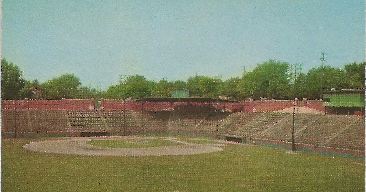 Flint Expatriates Flint Postcards Atwood Stadium Baseball Diamond