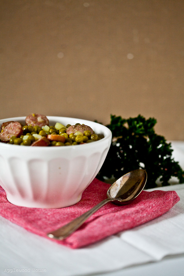 Erbseneintopf einfach schnell lecker Rezept