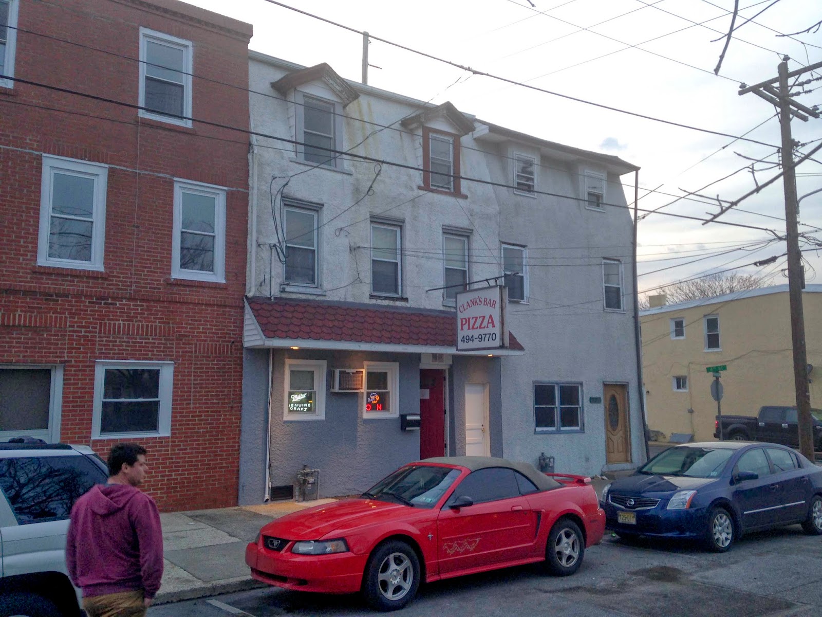 Philly Phoodie Clank's Bar and Pizza