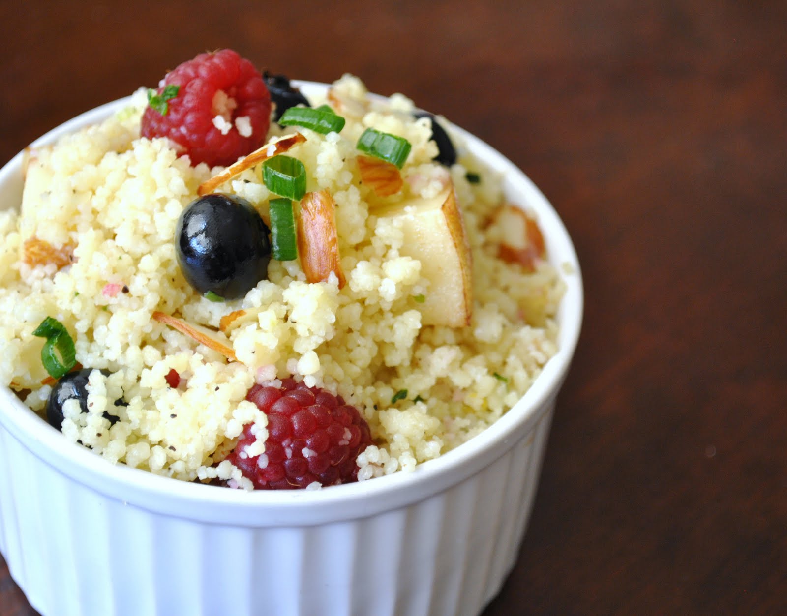 Kristin in Her Kitchen WholeWheat Couscous & Fruit Salad