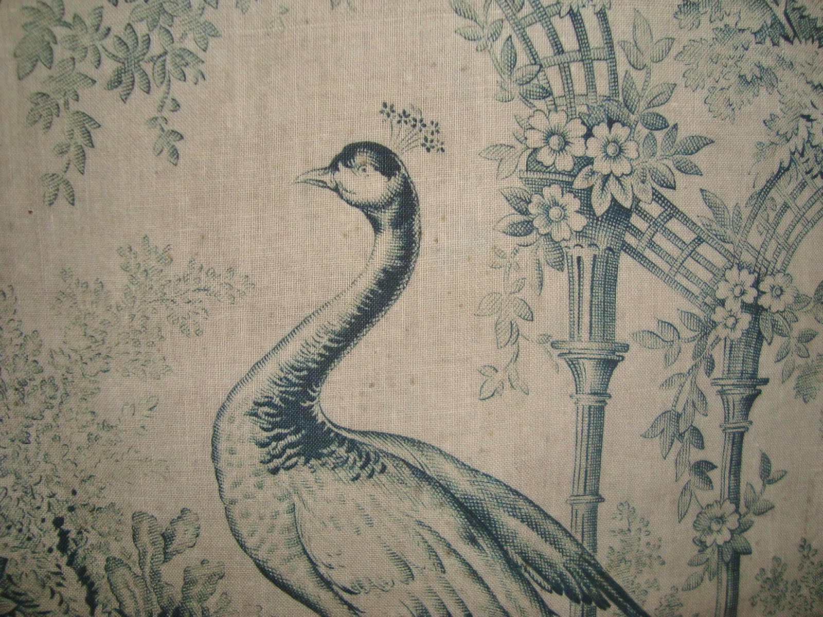 Interesting Antique Textiles Pretty 19th century French prints