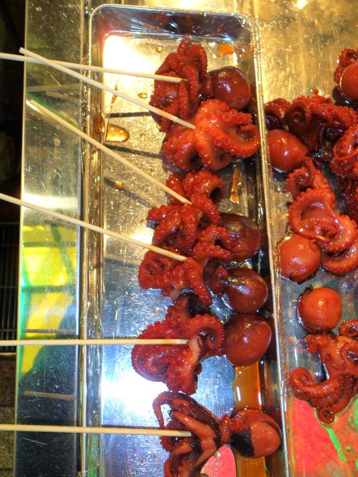 Octopus on a Stick in Japan