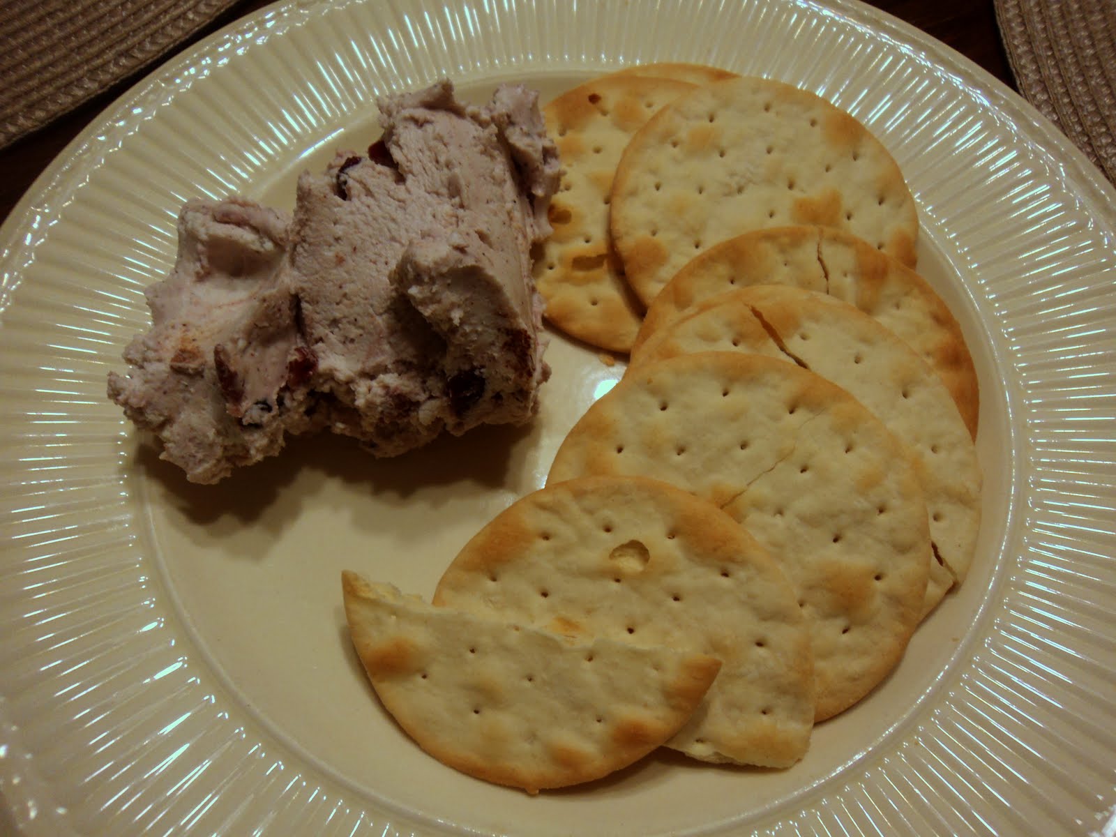 Sweet & Salty Southern Comfort CranberryCinnamon Goat Cheese Spread