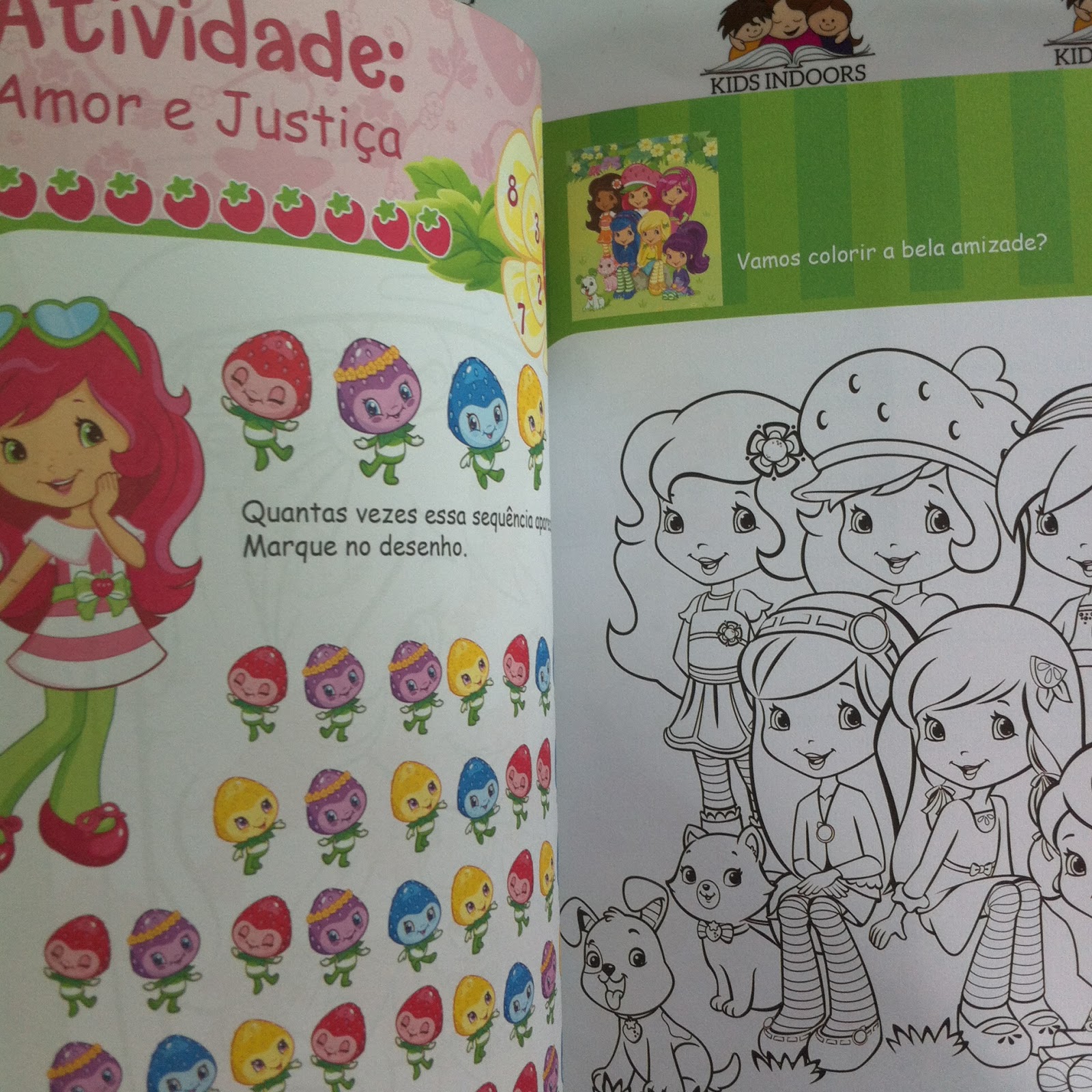 Livro Vamos Colorir Moranguinho (Com Adesivos)