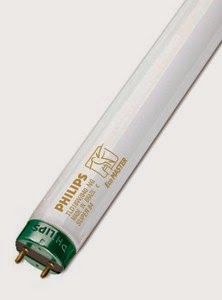 lámpara flurescente de tubo
