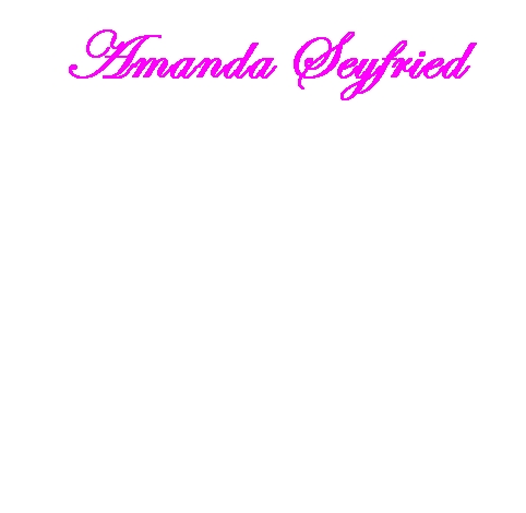 Amanda Seyfried in a pink bikini Top