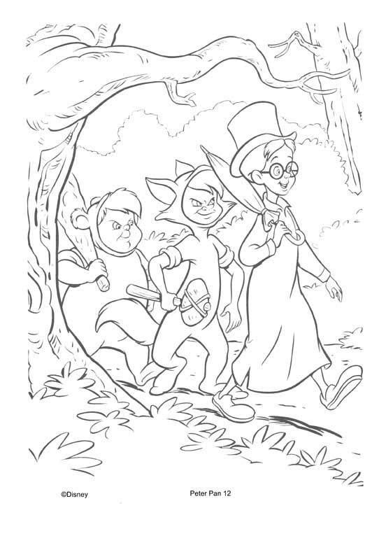 imagens peter pan e os indios pintar Desenhos Para Colori peter pan e os indios desenhar