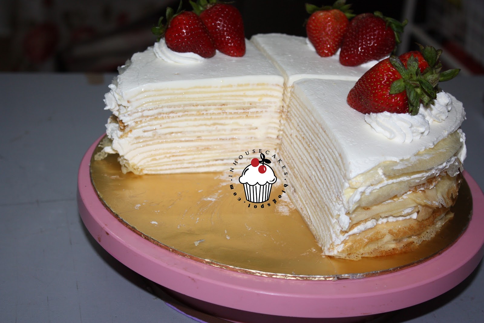 French Vanilla Mille Crepe InHouseCakes