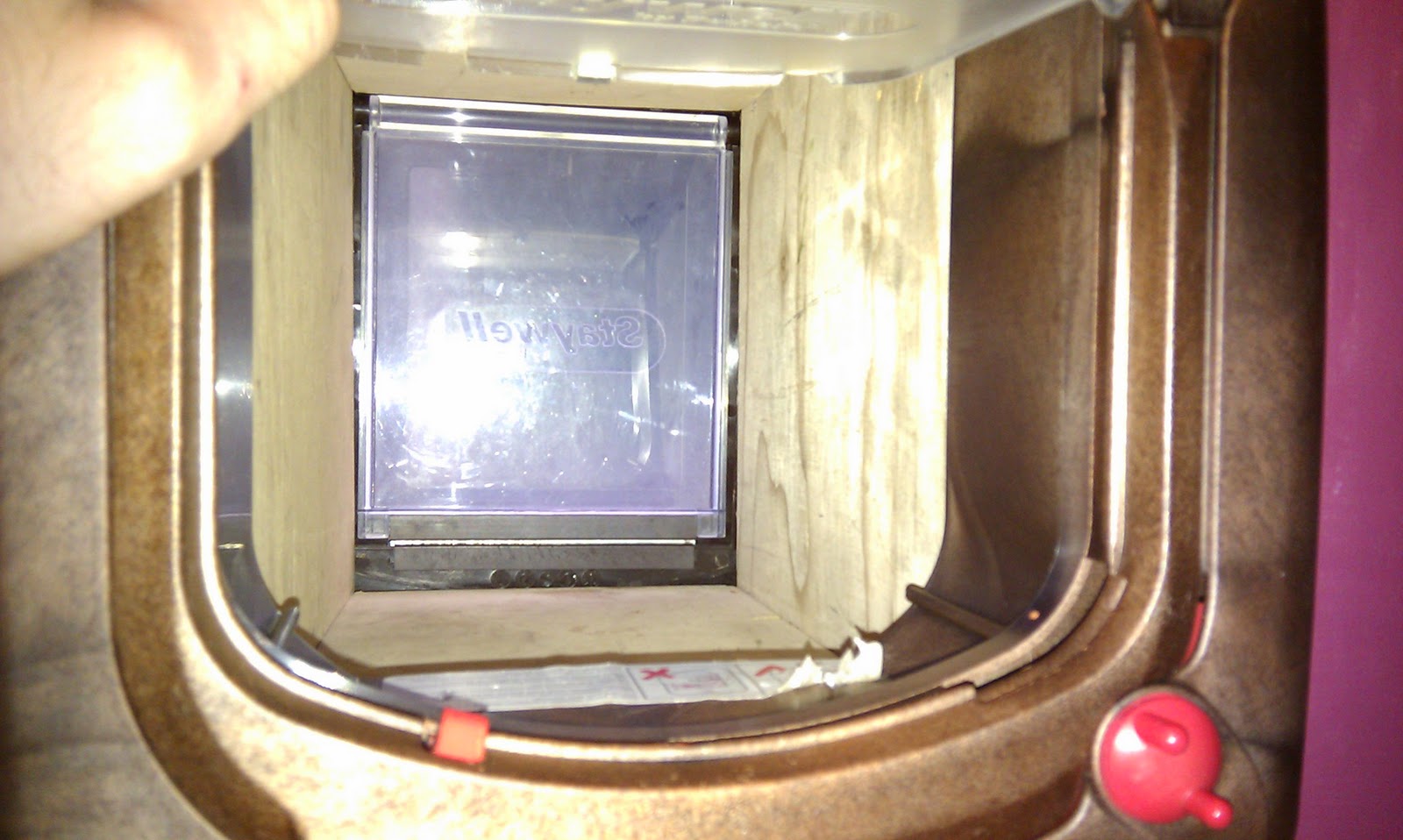 Fitting a Cat or small Dog Flap through a Wall in the U.K.