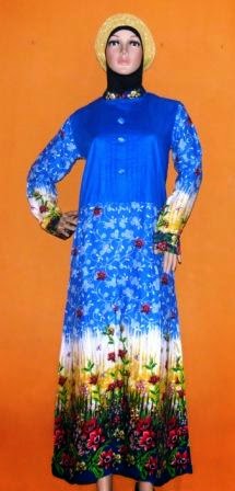 Gamis Katun Cantik Murah GK2279A Gamis Katun Cantik Murah GK2279A