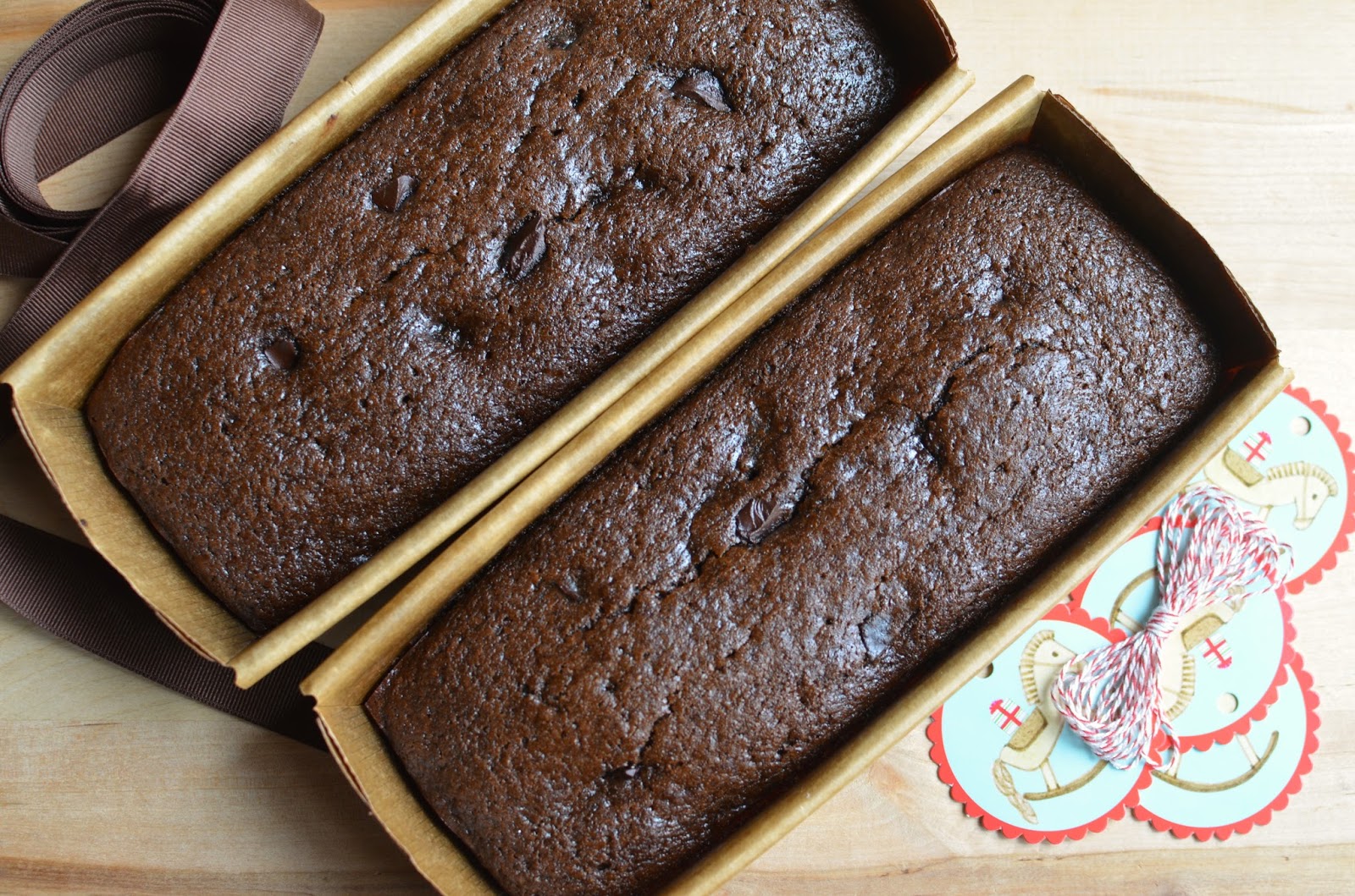 Playing with Flour Chocolate gingerbread loaf cake