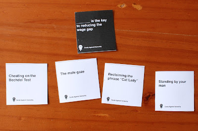 Some Feminist Cards Against Humanity Cards refer to me personally.