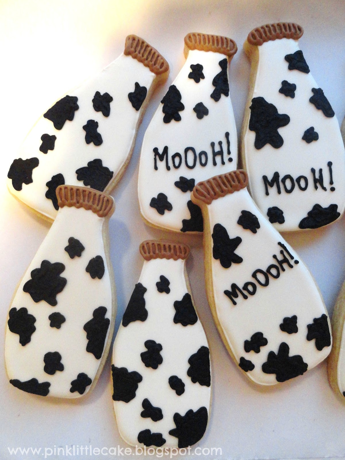 Pink Little Cake Milk Bottle Cow Print CookiesGIVEAWAY and BlogHer2012