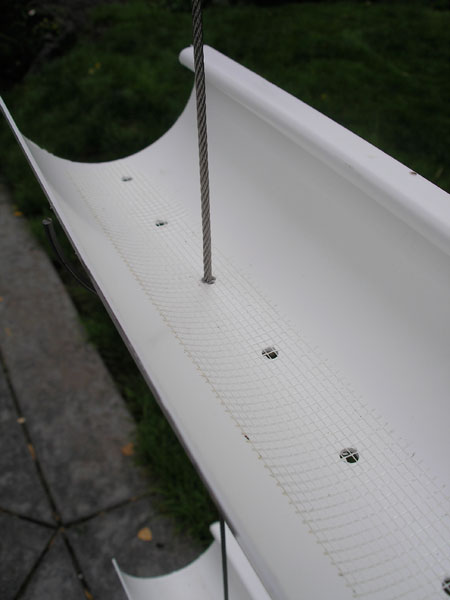 Make A Hanging Gutter Garden