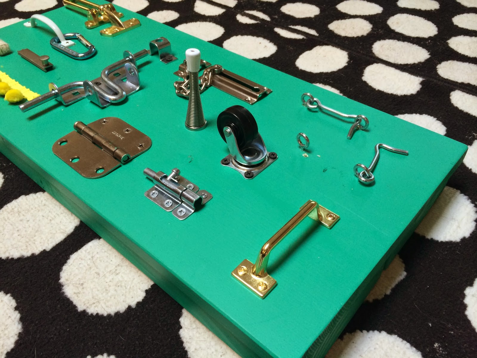 make bake and love DIY Latch Board for Emerson