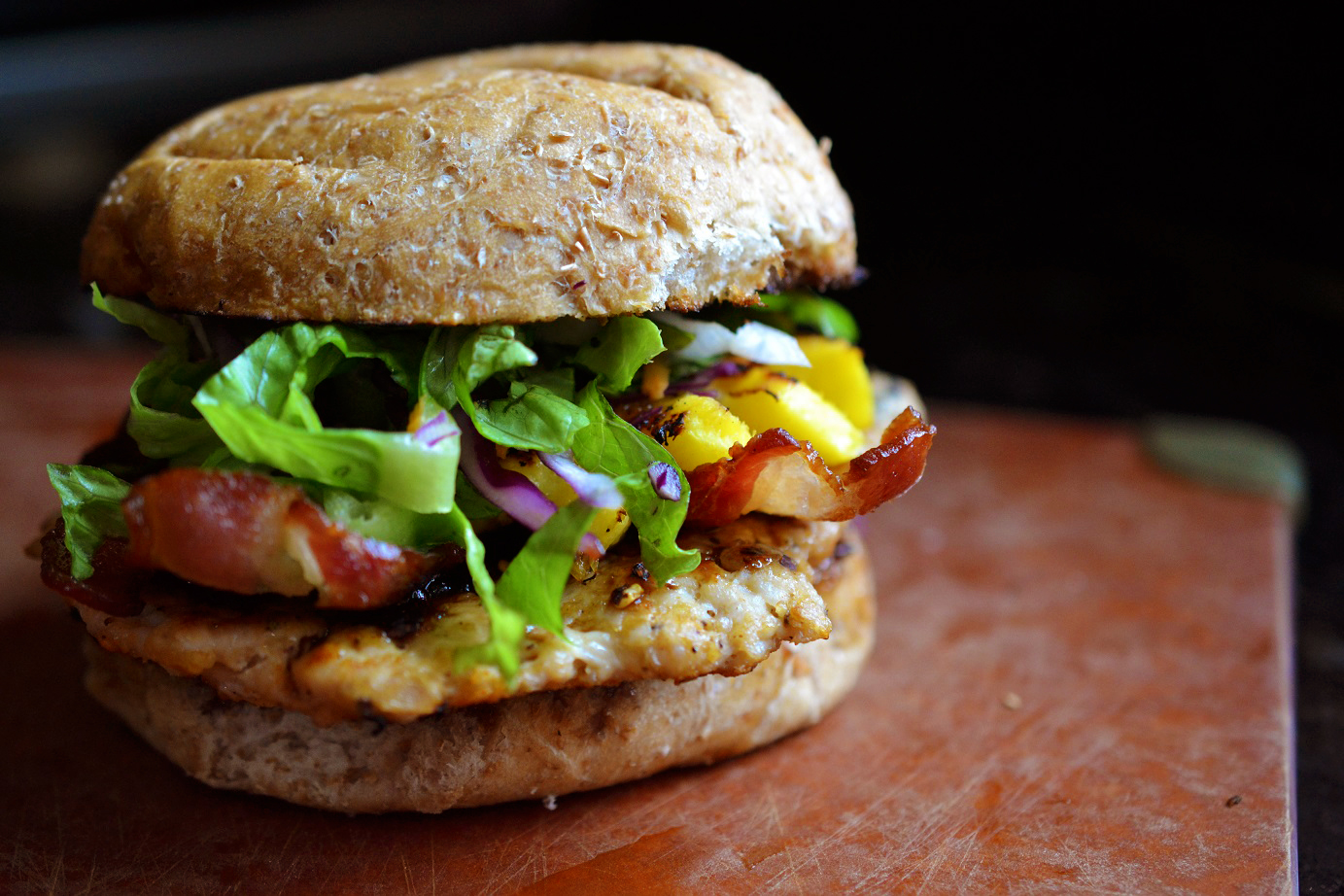 Greedy Girl Sweet and Spicy Chicken burger