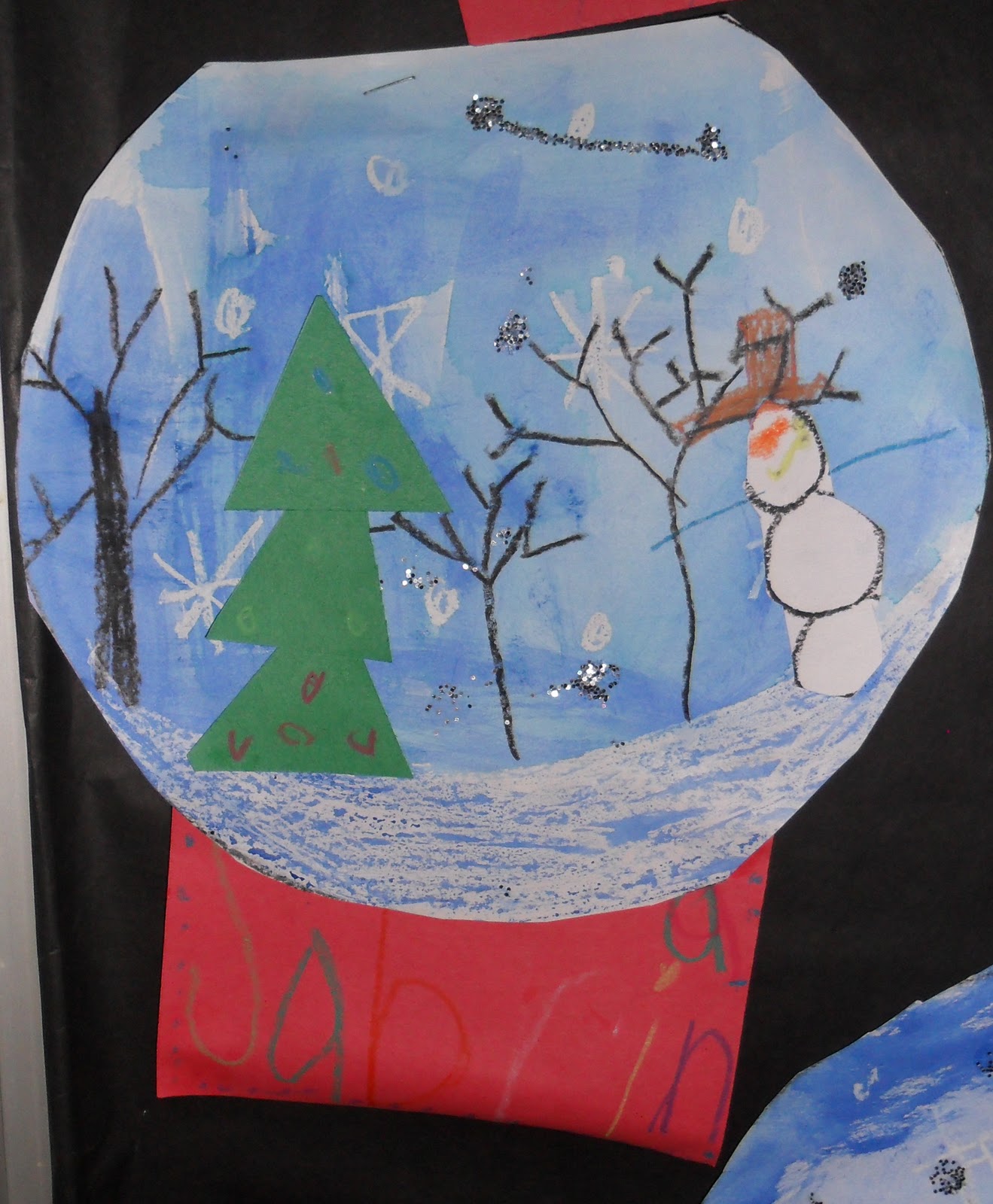 Why I Love Art Kindergarten Snow Globes