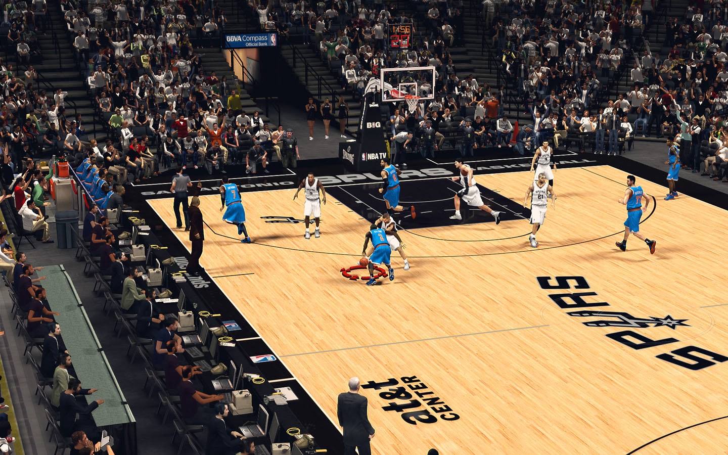 NBA 2K14 Mod Pack - 30 HD Court Floors V2 - NBA2K.ORG