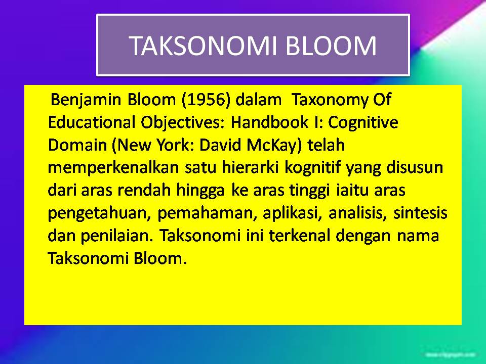 taksonomi bloom