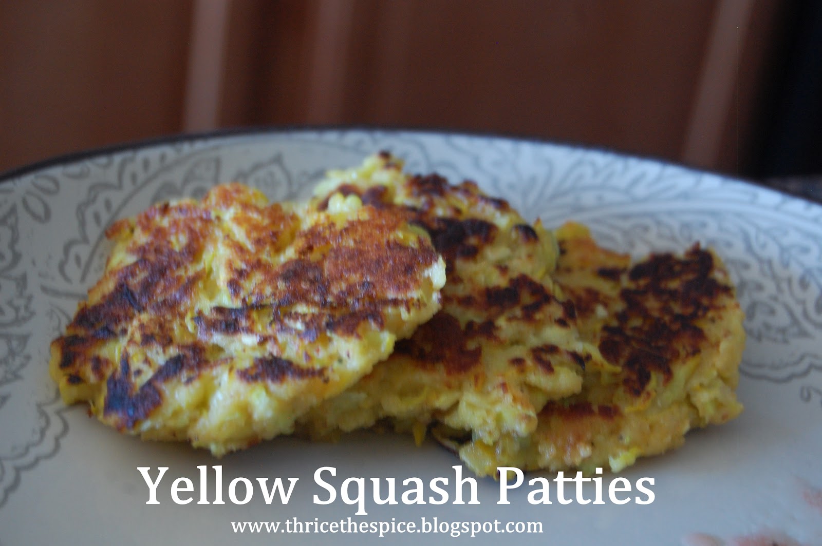 ThriceTheSpice Yellow Squash Patties