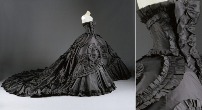 Свадебные платья черного цвета - верх элегантности и вызов обществу Dress_09