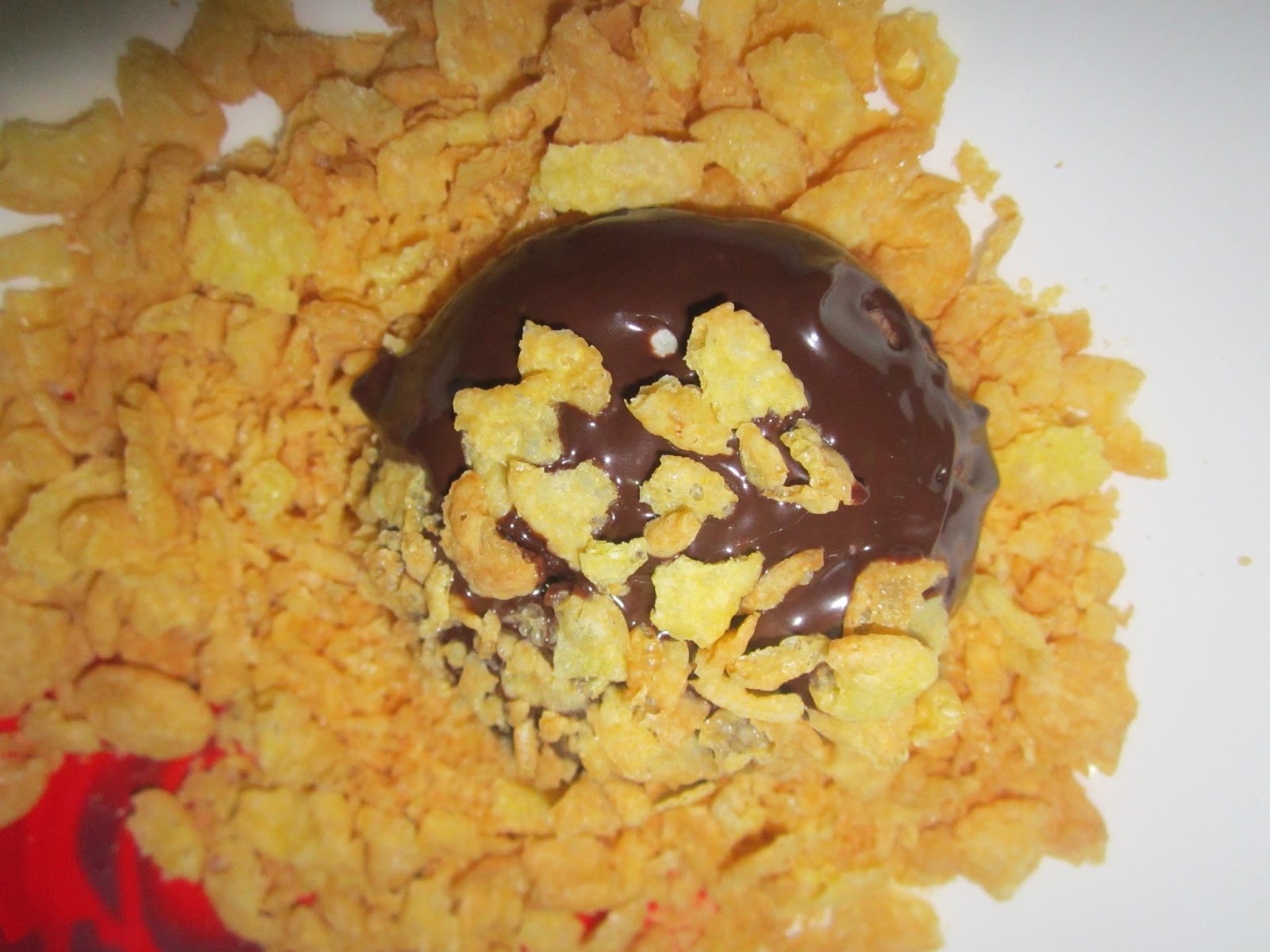 KurabiyeKokuyor ÇİKOLATA SOSLU, CORN FLAKES MANTOLU KURABİYE