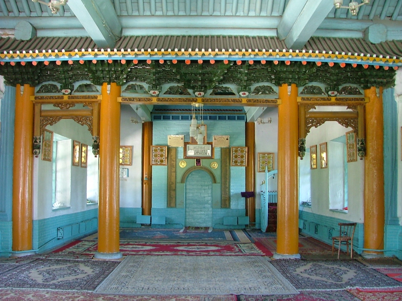 Mosque Karakol Kyrgyzstan Interior Mosque Karakol Kyrgyzstan Interior