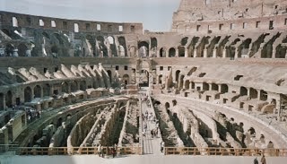 Coloseum interior Roma
