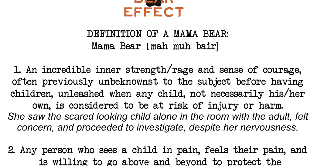 the mama bear effect what is the mama bear effect
