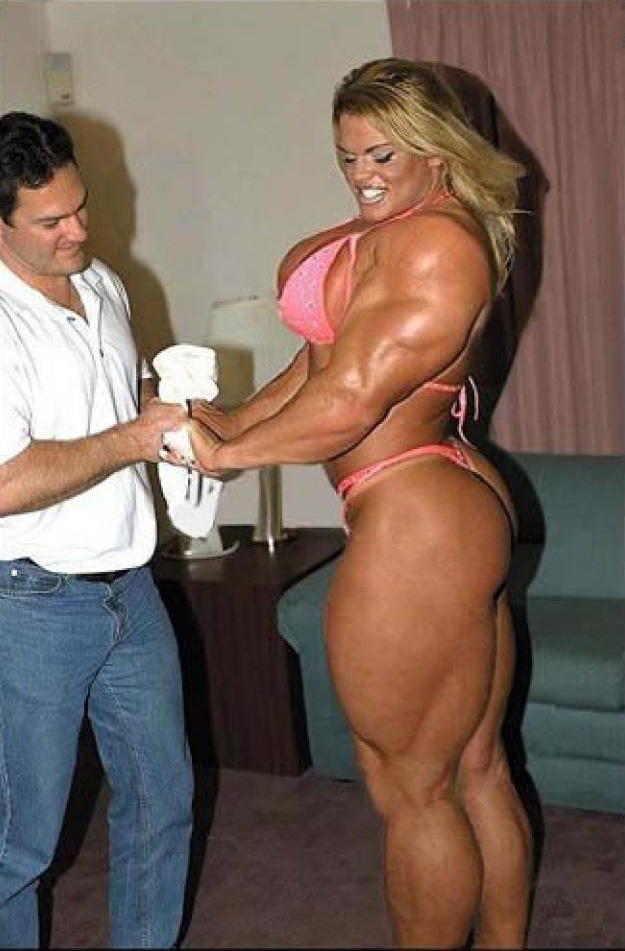 Female muscle worship