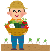 野菜農家のイラスト(農業)