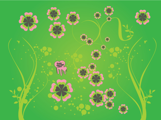 Joyful Background Spring design